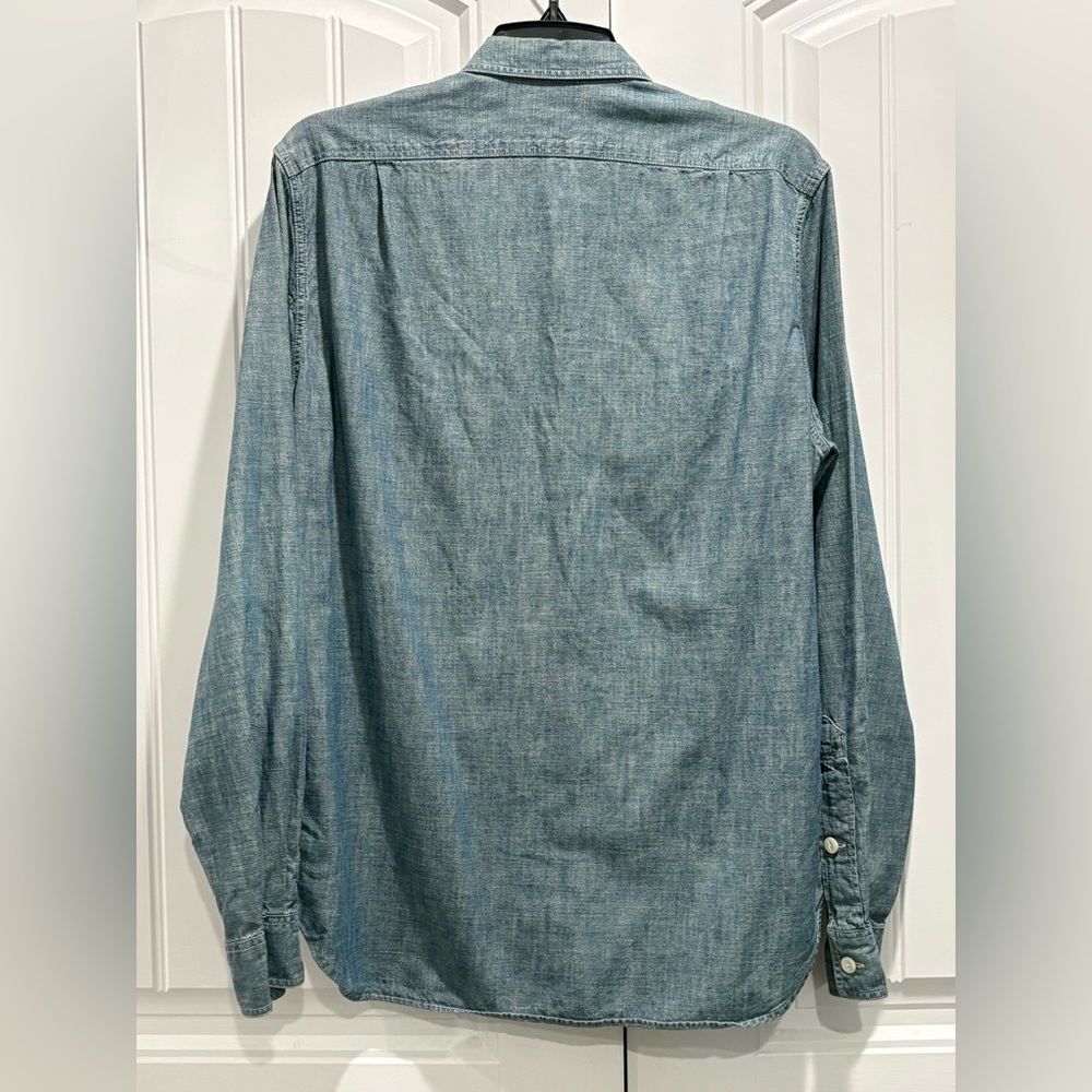 J. Crew Men’s Light Blue Casual Button Down Shirt Size S - Picture 2 of 7
